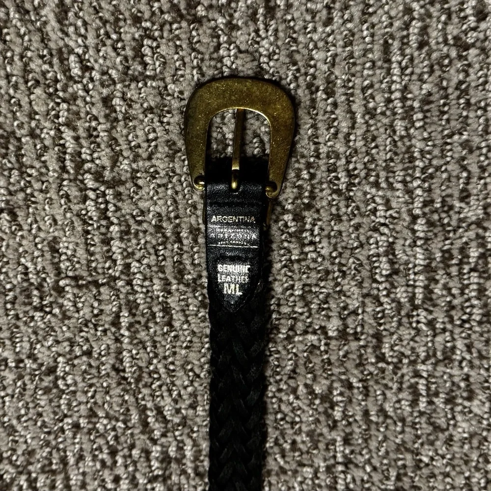 Arizona Jean Company Black Leather Kids Belt